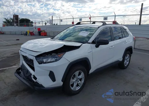 2019 Toyota Rav4 Hybrid Le z USA, uszkodzony, nr VIN JTMLWRFV1KD007053